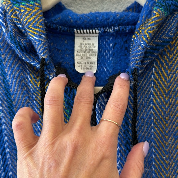 Baja Zip Front California Hoodie Size Small - Picture 2 of 3